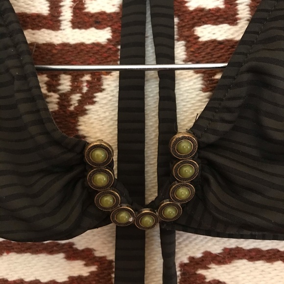 🌸5/$30🌸 Mossimo Dark Green Halter Top, EUC, S - Picture 4 of 7